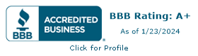 A bbb accredited business seal